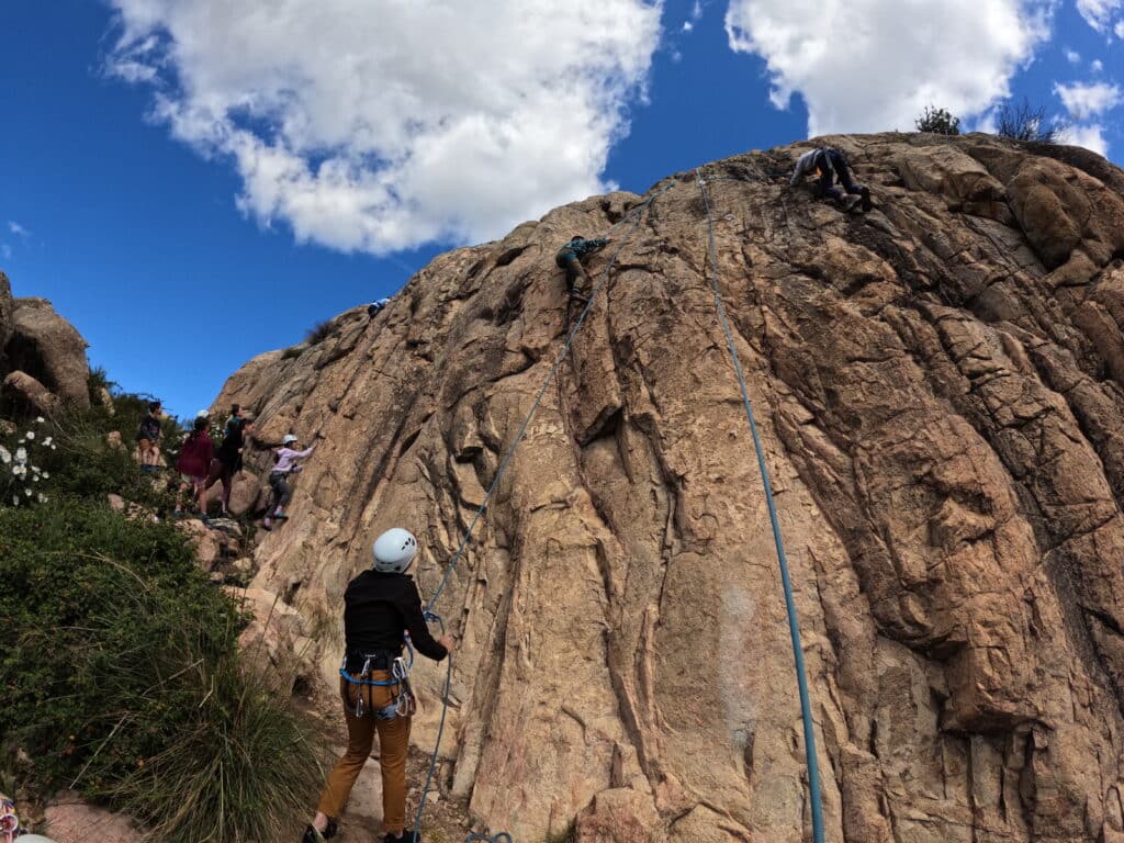 Maunakea montaña autorrescate en CURSO INICIACIÓN A LA ESCALADA 2 DÍAS